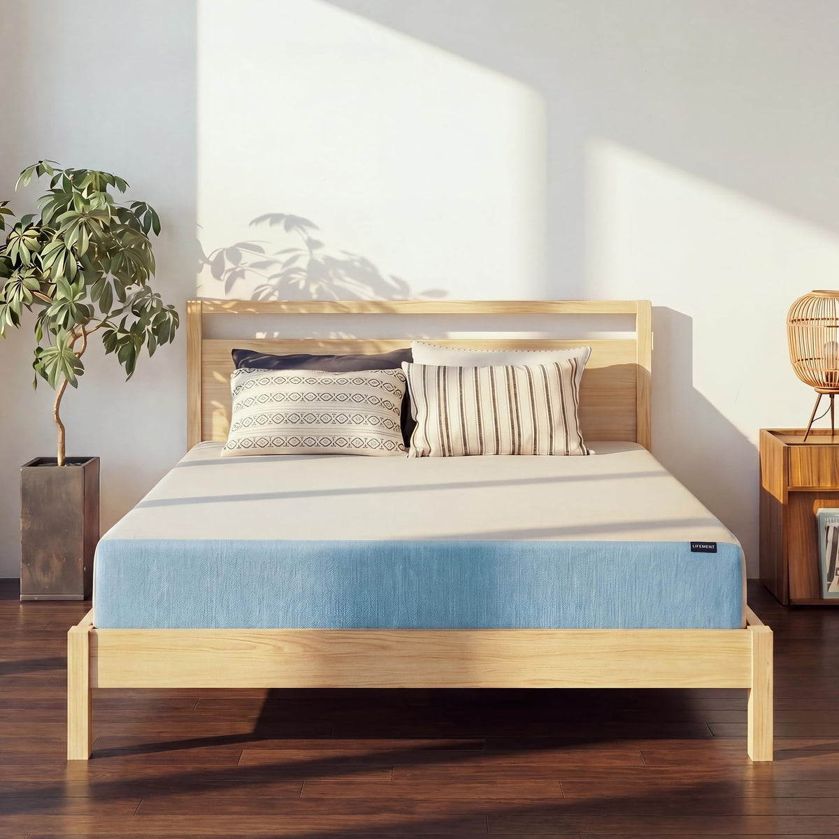 Twin Mattress, 6 Inch Copper Cooling Gel Memory Foam Mattress U906176