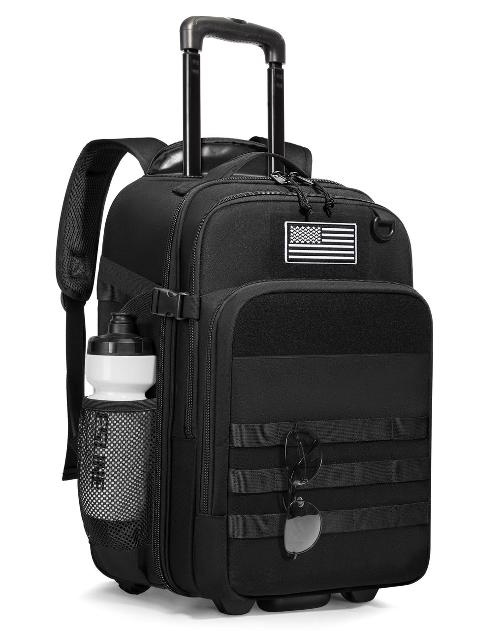 17 Inch Rolling Tactical Laptop Backpack with Wheels W49268