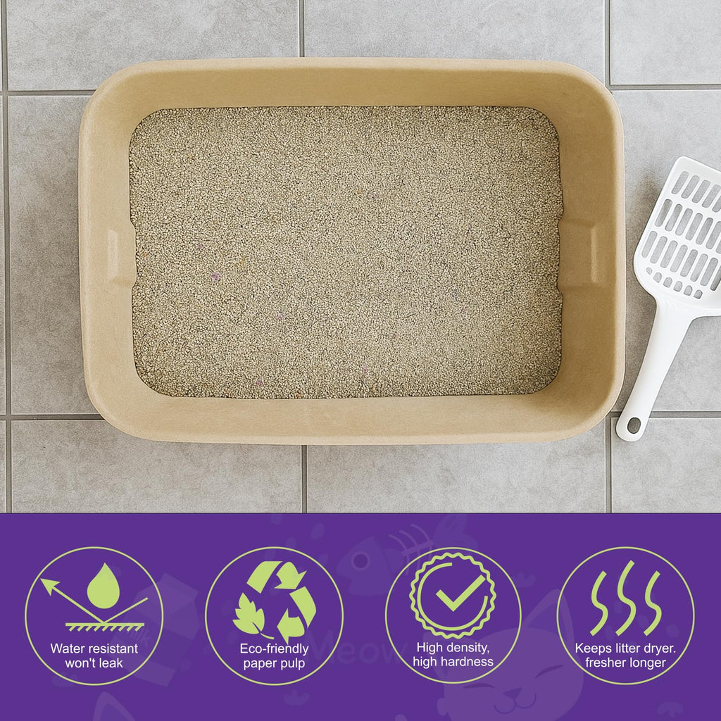 8 Pack Disposable Litter Boxes U68921