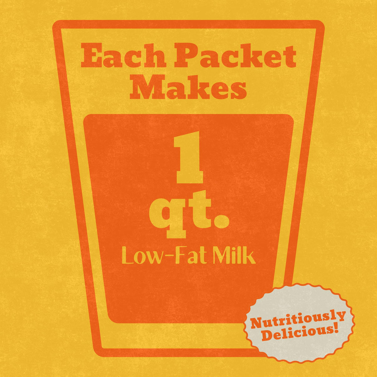 Low-Fat Instant Dry Milk Powder Packets 18 Pack U278380