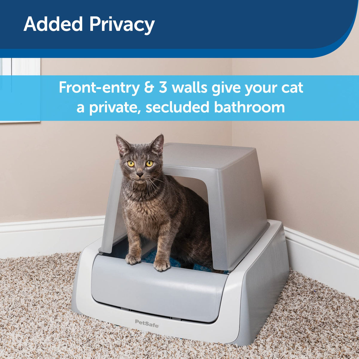 Self-Cleaning Litter Box Cover I96604