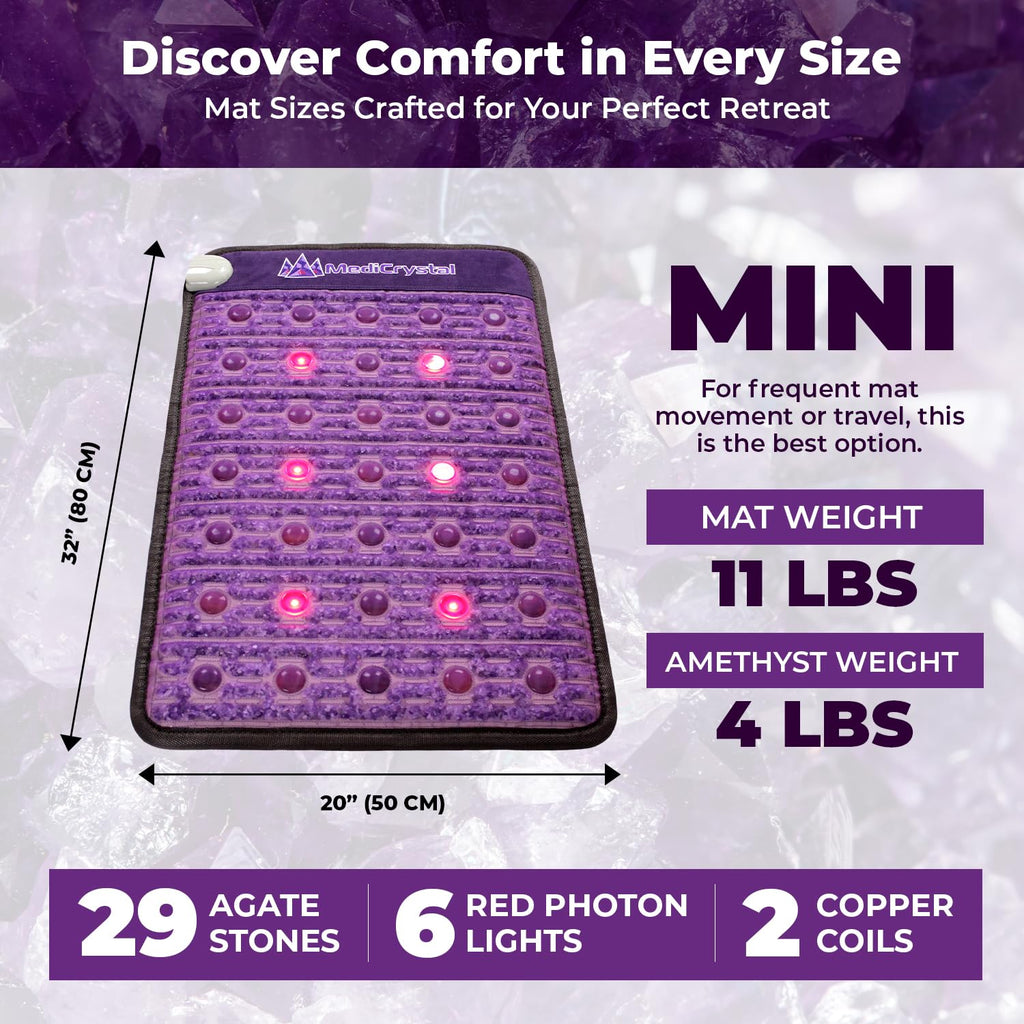 Far Infrared Amethyst Heating Pad Mini 32" L x 20"W Z508797