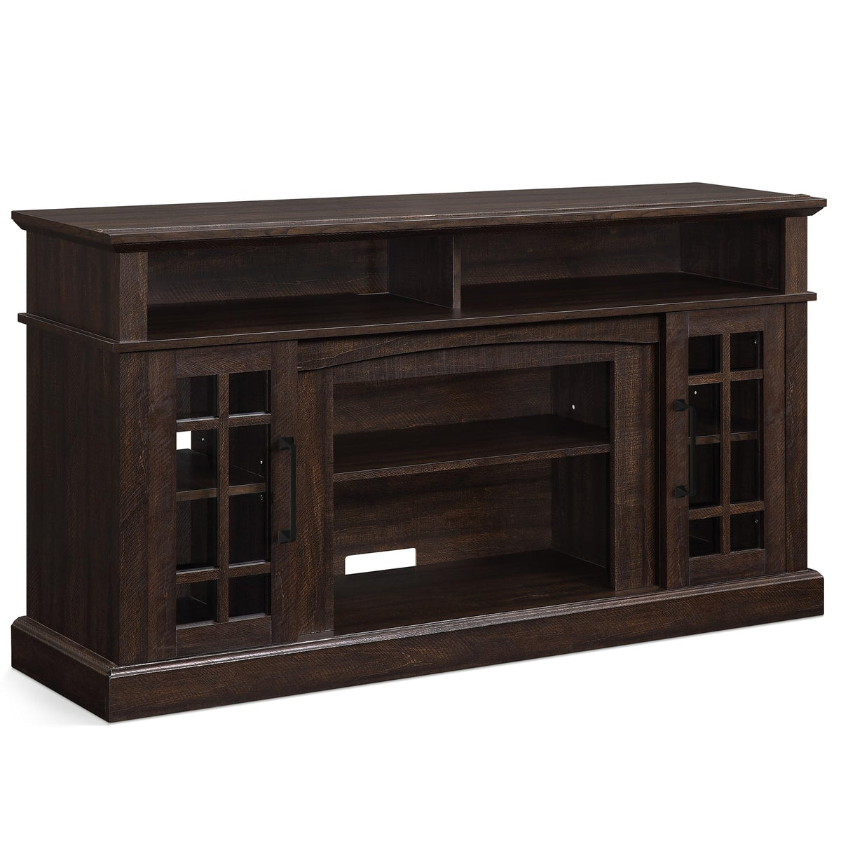 58" Espresso TV Stand & Media Entertainment Center K79844