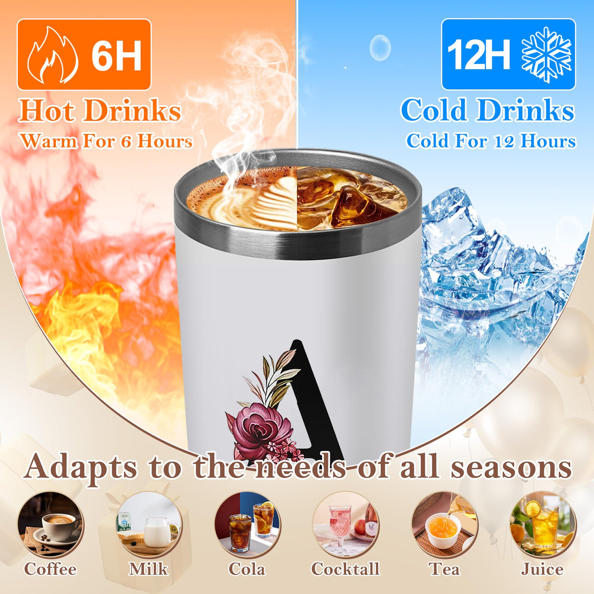 20 Oz Insulated Stainless Steel Travel Mug E74016