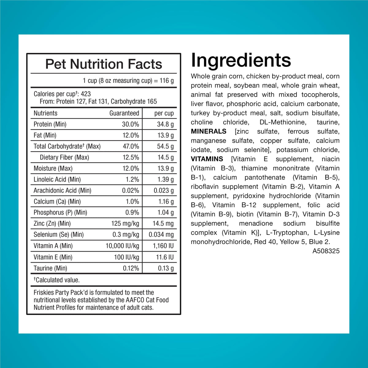 Dry Cat Food 15 lb. Bag J213717