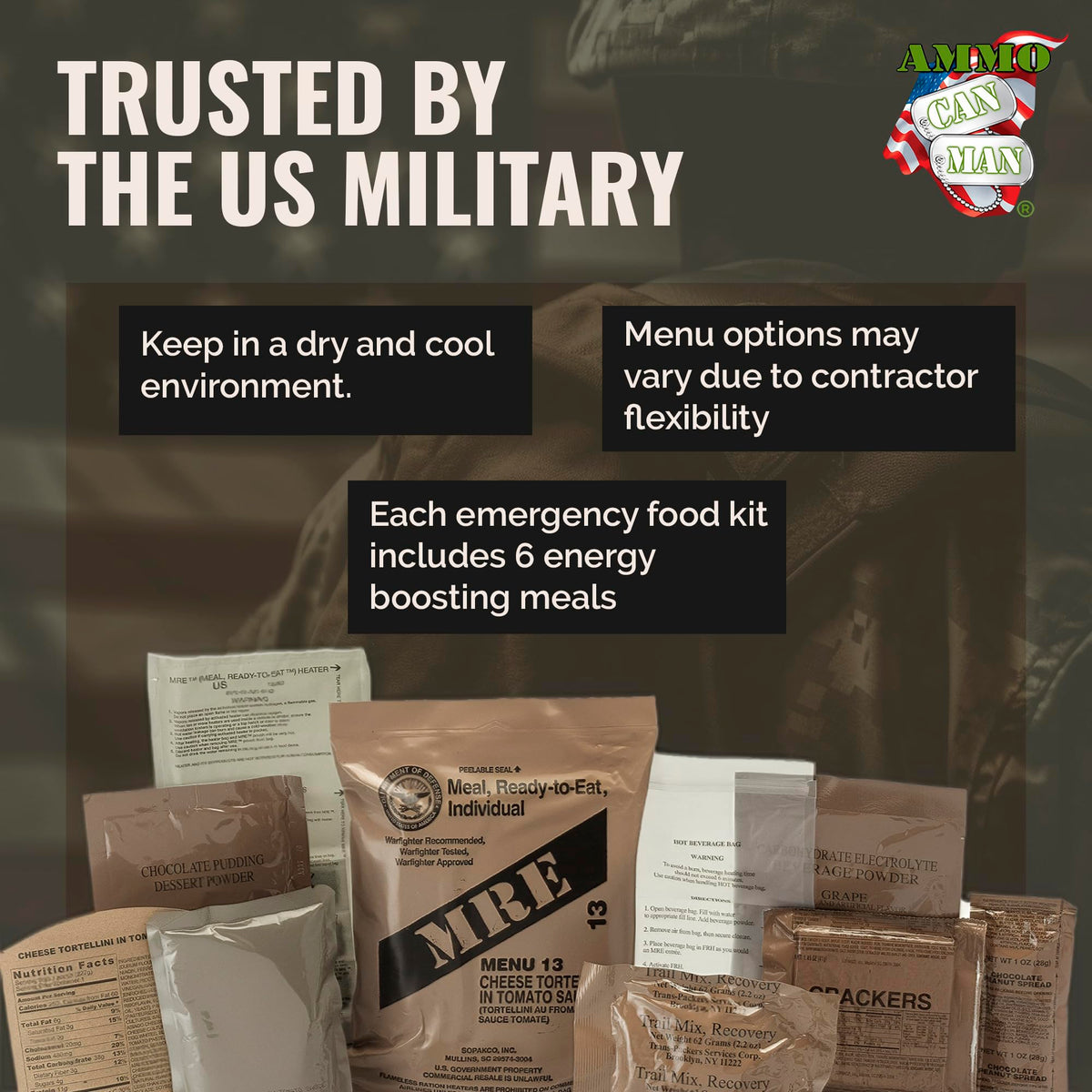 Emergency Food Kit 6 Pack R14937