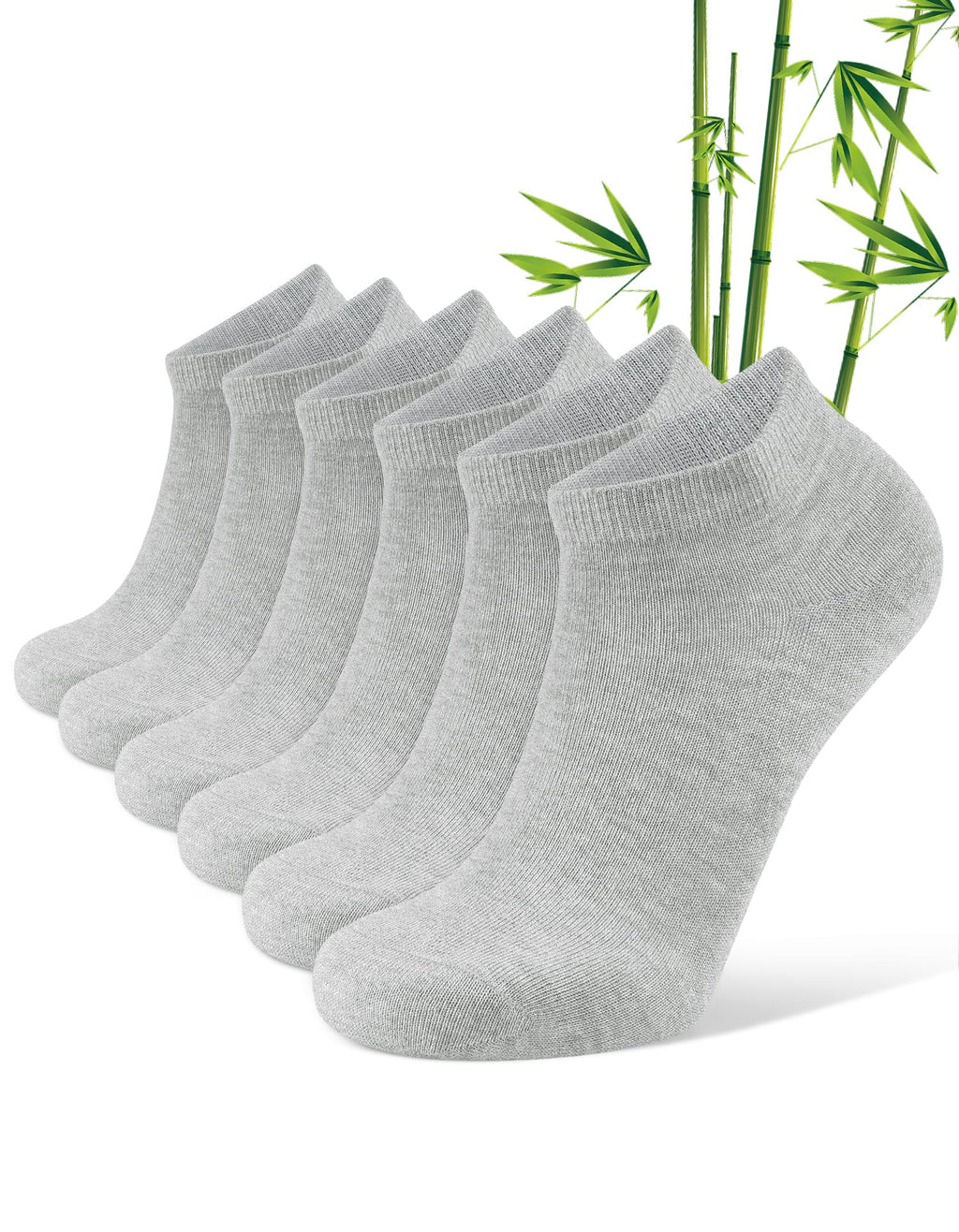 Bamboo Viscose Thin Ankle Socks 6 Pairs O430